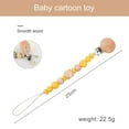 thumbnail image 3 of TELOLY 2 Pcs Pacifier Clip Durable Material Pacifier High Quality Craftsmanship Innovative Features Pacifier Clip,Shape6, 3 of 3