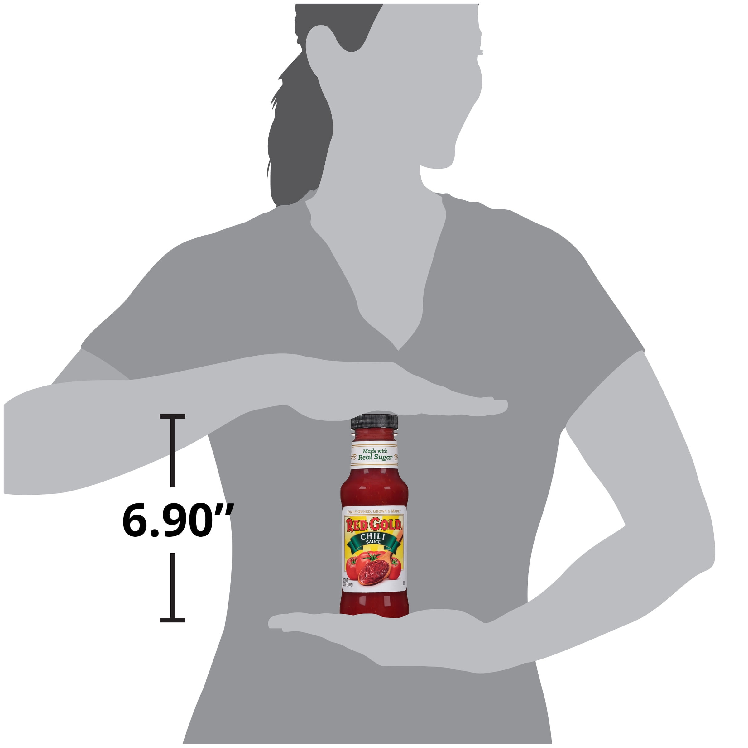 Red Gold Made with Real Sugar Chili Sauce, 12 oz Bottle