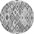 thumbnail image 1 of Ahgly Company Indoor Round Southwestern Gray Country Area Rugs, 6' Round, 1 of 1