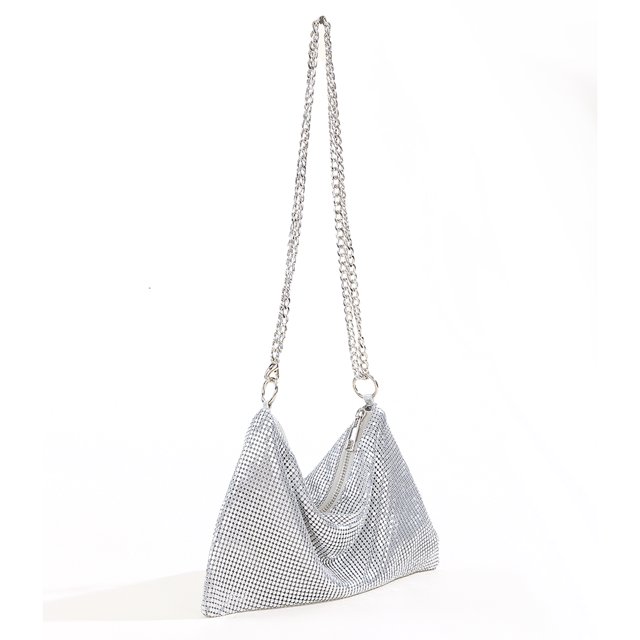 Bolsa Moda mujer carteras suave Bling brillante cruzado femenino para Party Club Likrtyny Para Estrenar