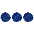 thumbnail image 1 of Flores Artificiales Cabezas de Flores de Rosas de Seda, 150 Piezas (Azul Oscuro), 1 of 5