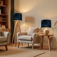 thumbnail image 4 of 2pcs Set Drum Lampshades (13"x 13"x 10"), Night sky landscape Fabric Lamp Shades, Large Replacement Shades for Table, Floor, and Pendant Lamps, Simple Assembly Needed., 4 of 8