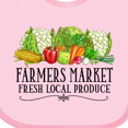thumbnail image 4 of Inktastic Farmers Market Fresh Local Produce Boys or Girls Baby Bib, 4 of 4