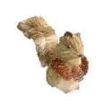 thumbnail image 4 of Escultura de animales BLESIY figura decorativa ardilla de paja verde, 4 of 8