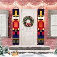thumbnail image 4 of Matsuzay Navidad Cascanueces soldado Banner Navidad puerta pareado fiesta decoración adornos Kits de decoración para fiestas No.02 Matsuzay HA002106-02B, 4 of 6
