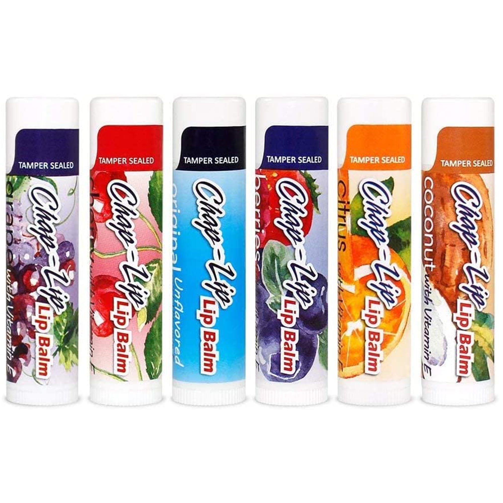 Chap-Lip Moisturizing Lip Balm Hydrating Treatment for Dry Cracked Lips 60 Pieces