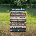 thumbnail image 2 of Placa Metal Vintage Reglas Gallinero Pintura Hierro Rectangular 20x30cm, 2 of 9
