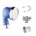 thumbnail image 1 of Rociador de baño con cabezal de ducha de mano de plástico ABS con soporte, ion negativo Vogacara HA000424-01B, 1 of 4