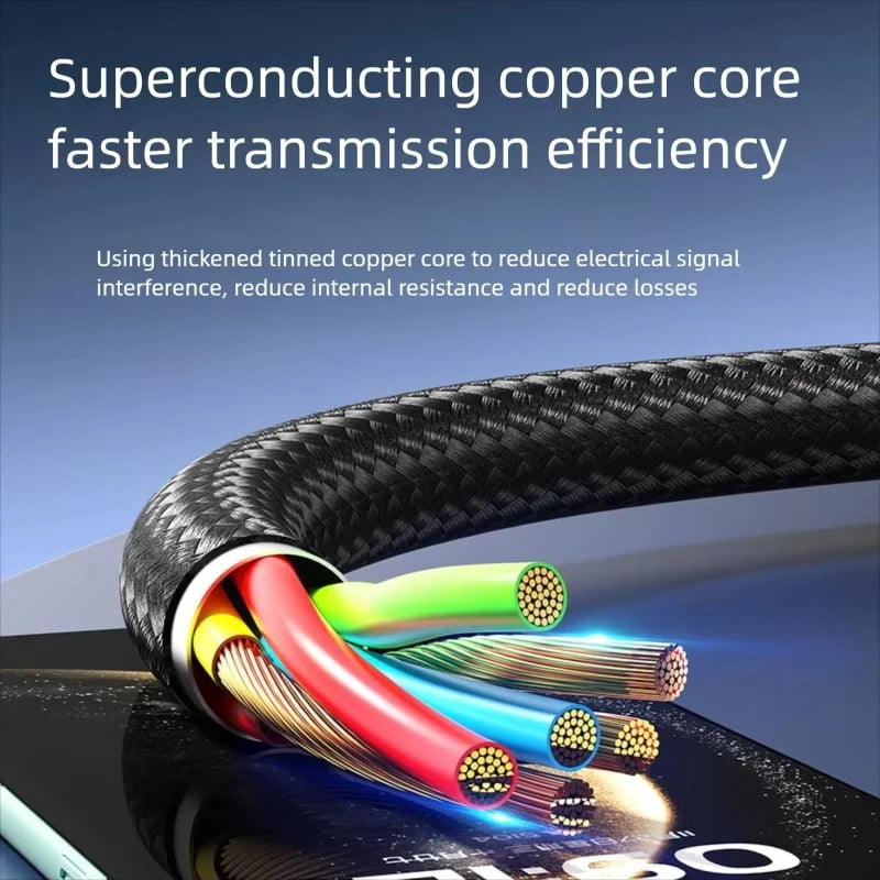 240W Type-C to Type-C Fast Charging Data Cable for iPhone 15 16 17 pro max Samsung Huawei Xiaomi OPPO Phone