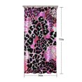 thumbnail image 5 of Pink Leopard Pattern Shower Curtain 36"x72" ,Bathroom Decorative Shower Curtains Set with 12 Hooks,Modern Waterproof Washable Shower Curtain, 5 of 6