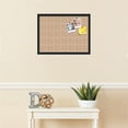 thumbnail image 3 of PinPix 23x17 Custom Cork Bulletin Board  Poster Board Has a Fabric Style Canvas Finish, Framed in Other, by ArtToFrames (PinPix-606), 3 of 5