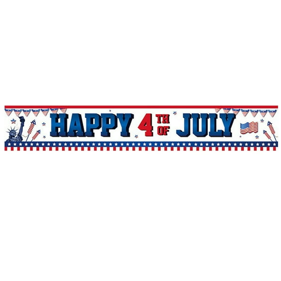 Veeogra Big Sale,Banner,Independence Day,Large God Blesse America Banner Outdoor Independence Day Flag 120 X 20 Memorial National Day Yard Si,Party Decorations,Congratulations Banner,Party Supplies