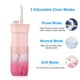 thumbnail image 5 of Hidrolimpiador dental portátil con tanque de agua de 200ML, diseño compacto y 4 boquillas para limpieza profunda, carga USB y color rosa., 5 of 7