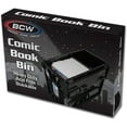 thumbnail image 2 of BCW SHORT COMIC BOOK BIN - Black Plastic Storage Box w One Partition 1-Box, 2 of 7