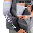thumbnail image 3 of Unique Bargains 1 Pair Moisture Wicking Arm Sleeves for Outdoor Arm Cover Gray Black, 3 of 5