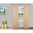 thumbnail image 1 of Gouchee Design Chevron Rideaux, 1 of 2