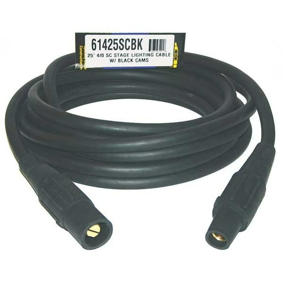 Southwire Cam Lock Extension Cord,400A,CL40FBK,4/0 61425SCBK