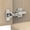 Inset, variant on 10 Pack Frameless Inset Soft Close Concealed European Hinges, Self Closing Satin Nickel, 105 ° Open Angle 4D Adjustment, Speed Control, Clip On, Stainless Steel for Cabinet Door