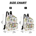 thumbnail image 3 of Cartoon Koala with Flower Plant Travel Laptop Backpack Casual Daypack Lightweight Bookbag Compartment for Business, 3 of 7