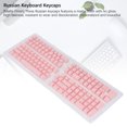 thumbnail image 4 of Russian Keyboard Keycaps, OEM Profile Matte Finish, Russian Characters 132 Key Keycap with Russian Characters for 61 62 64 68 84 87 104 108 Keyboards, 4 of 7