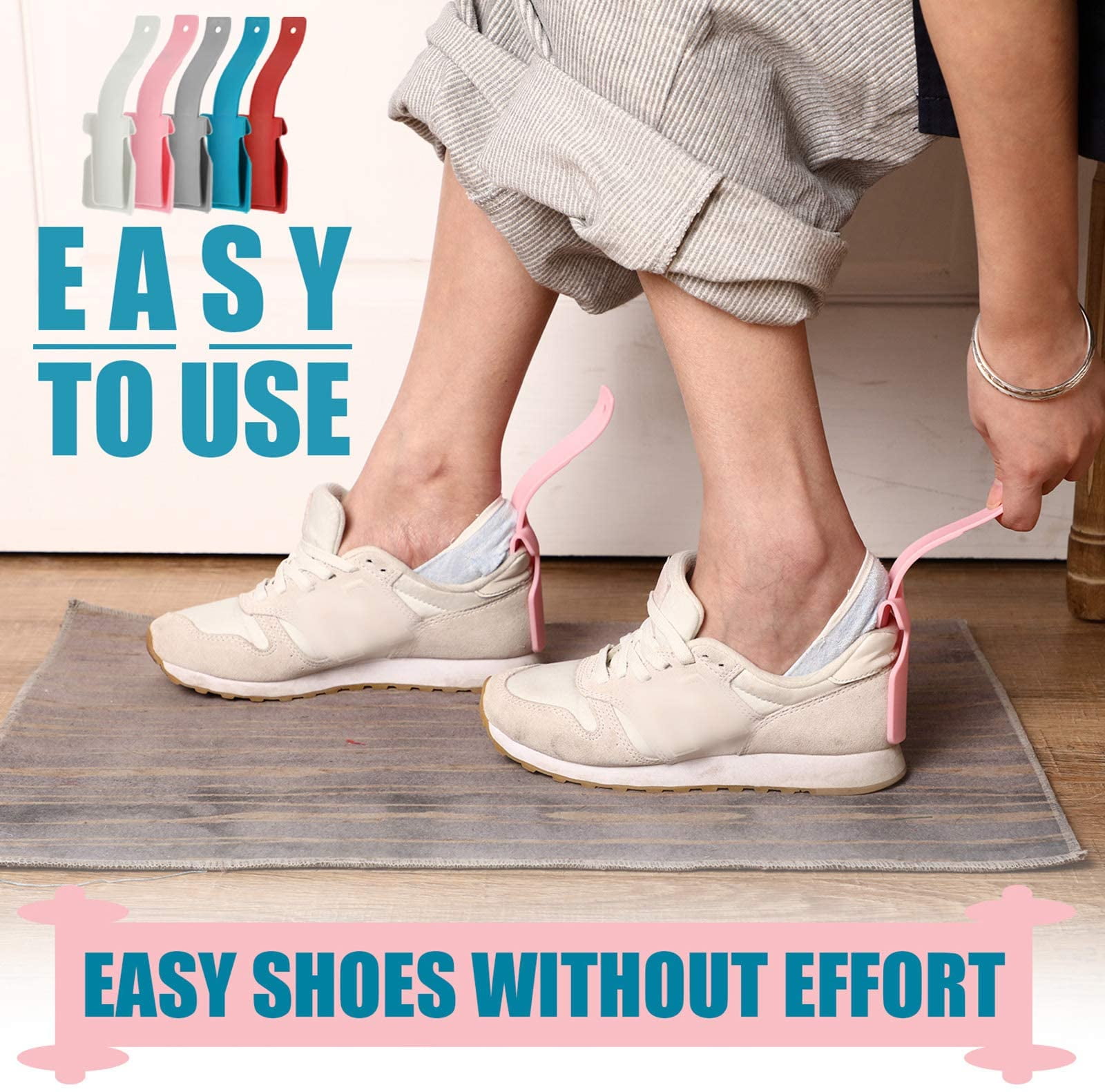 2PACK Lazy Shoes Helper for Easy to Wear Shoes Portable Shoe Lifting Helper US 