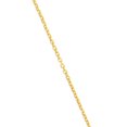 thumbnail image 4 of JewelStop 14K Yellow Gold Diamond Cut/ Textured Finish Enamel Unicorn Necklace with Spring Ring Clasp - 14", 4 of 6