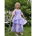 thumbnail image 2 of Jurebecia Isabela Princess Dress up for Girls Encanto Costume for Kids Toddler Cosplay Costume with Accessories, 2 of 10