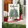 thumbnail image 5 of Welcome Garden-Flag for Winter Outdoor Double Sided Snow-Pines Christmas Burlap Yard Flag(ONLY FLAG,12x18 Inch), 5 of 6