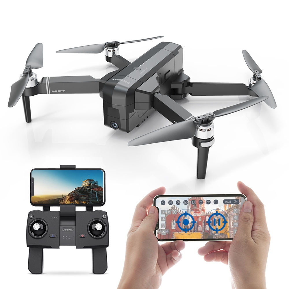 DEERC DE22 Foldable GPS Drone with 2K FPV Camera for Beginners Adults Quadcopter drone Brushless