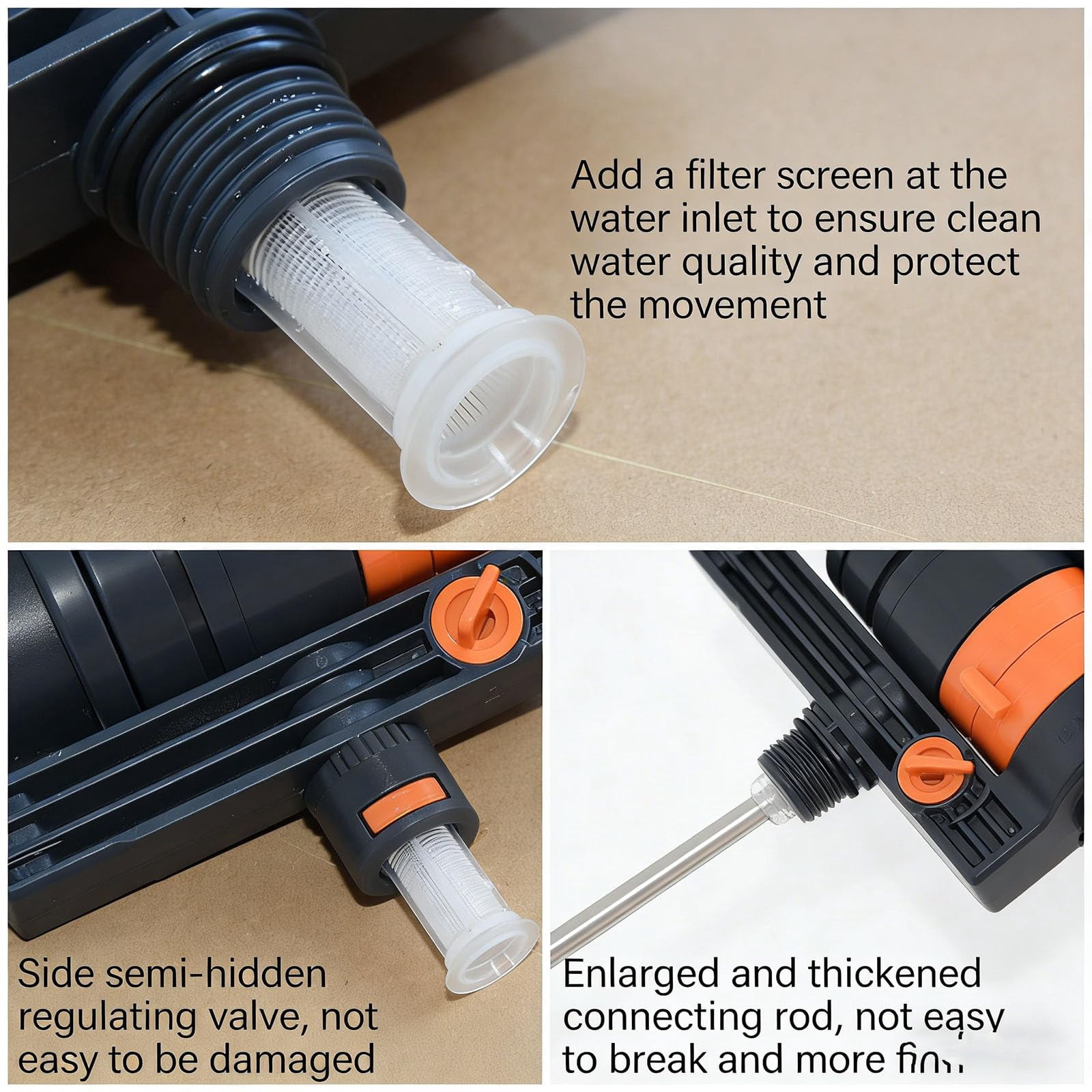 Upgraded 16-Nozzle Oscillating Sprinkler with Dual-Zone Sprinkler Water Timer, Oscillating Lawn Sprinklers Adjustable for Lawn Yard Garden Watering