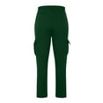 thumbnail image 2 of Awdenio Pants for Men Cargo Sweatpants Rope Loosening Waist Color Pocket Trousers Loose Sports Trousers, 2 of 5
