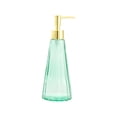 thumbnail image 1 of Textured Glass Soap Dispenser - 8.66oz Refillable Pump Bottle for Hand Soap, Liquid Dispenser for Bathroom, Kitchen Sink, 1 of 6