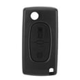 thumbnail image 1 of Remote Key Fob Shell, Key Fob Case Wearproof Lightweight Foldable 2 Button Waterproof Portable  Replacement For Citroen C2 2005-2009 For Car, 1 of 8