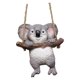 thumbnail image 3 of Colección de artesanías decorativas colgantes con forma de animales de jardín, regalo decorativo de resina para jardín. Koala estilo C, 3 of 8