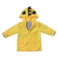 thumbnail image 2 of Baby Boys Girls Cartoon Dinasour Duck Raincoat Rian Jacket Toddler Cute Hoodie Zipper Coat 1-5Y, 2 of 7