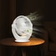 thumbnail image 4 of Ventilador De Escritorio Con Luz Nocturna, Circulador De Aire Para Mesa, Pequeño Y Potente, 3 Velocidades, Inclinación Ajustable, Ideal Para El Hogar, La Oficina O La Habitación., 4 of 8
