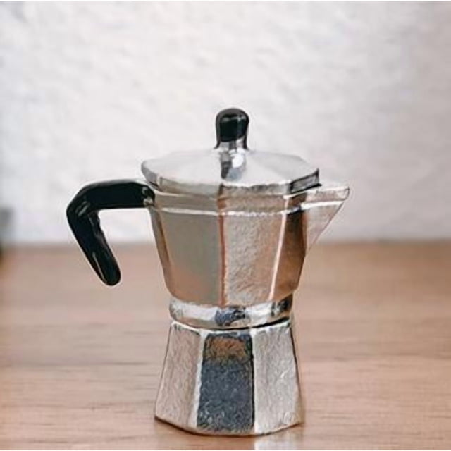 Shisuyan Miniature Espresso Coffee Pot Model For Dollhouse Kitchen Decor Realistic Mini Coffee Pot For Doll House Accessories Mini House Decoration Diy Miniature Kitchen Accessory