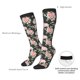 thumbnail image 4 of Fotbe Rose Flowers Calcetas Divertidas Estampadas para Hombre y Mujer, Calcetas de Algodón hasta la Rodilla para Caminar, Correr, Enfermería y Embarazo, 4 of 6
