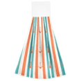 thumbnail image 7 of Yayeee Kitchen Hanging Hand Towels Set of 2 with Loop Bathroom Absorbent Tie Towel, Simple Nautical Pattern, 7 of 7