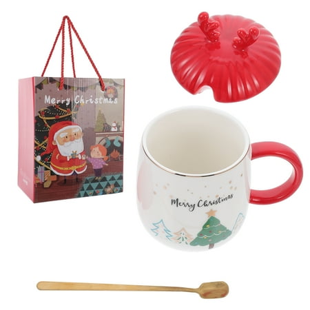 

1 Set Decorative Christmas Ceramic Cup Christmas Gift Cup Gift Box Cup