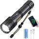 thumbnail image 1 of Linterna LED recargable ultra potente Linterna de 3000 lúmenes con batería de 3400 mAh (incluida) Luz táctica impermeable con zoom para acampar Correr Senderismo Emergencia JFHHH pequeña, 1 of 5