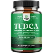 Advanced Bile Salt TUDCA Supplement - Extra Strength TUDCA 500mg per serving Bile Salts for Gallbladder Kidney and Liver Support - High Purity Tauro Ursodeoxycholic Acid Liver and Gallbladder Cleanse