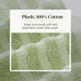 thumbnail image 7 of Modern Threads Organic Vines 6-Piece Cotton Adult Bath Towel Set, Sage, 7 of 7
