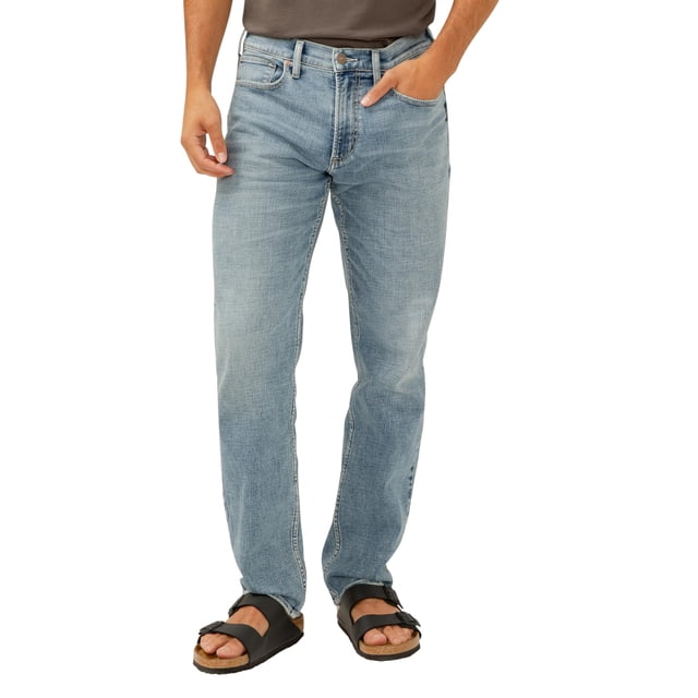 Jeans Silver Jeans Co. Eddie Athletic Fit con piernas cónicas para hombre