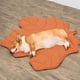 thumbnail image 4 of Cateissary Colchón lavable a máquina para cama de perro, algodón, duradero, bajo presión a largo plazo, manta para mascota, sofá de perrera Decoración del hogar amarillo 127*115cm, 4 of 6