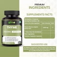 thumbnail image 5 of Rimo Nutrition Thyme Herbal Supplement Vegetarian Capsules 1000mg per Serving 120 Count, 5 of 5