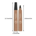 thumbnail image 3 of Micro Brow Pencil, Eyebrow Pen, 1PCS Microblading Fine Sketch Liquid Eyebrow Pencil Quad Eyebrow Pencil Liquid Eyebrow Pencil Claw Eyebrow Pencil Liquid Eyebrow Pencil 8ML, 3 of 3