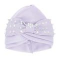 thumbnail image 4 of Lroveb Turbans for Women Headwrap Womens Fashion Solid Color Hot Diamond Pearl HeadbWomens Elastic HeadbCap HeadbCap, 4 of 9
