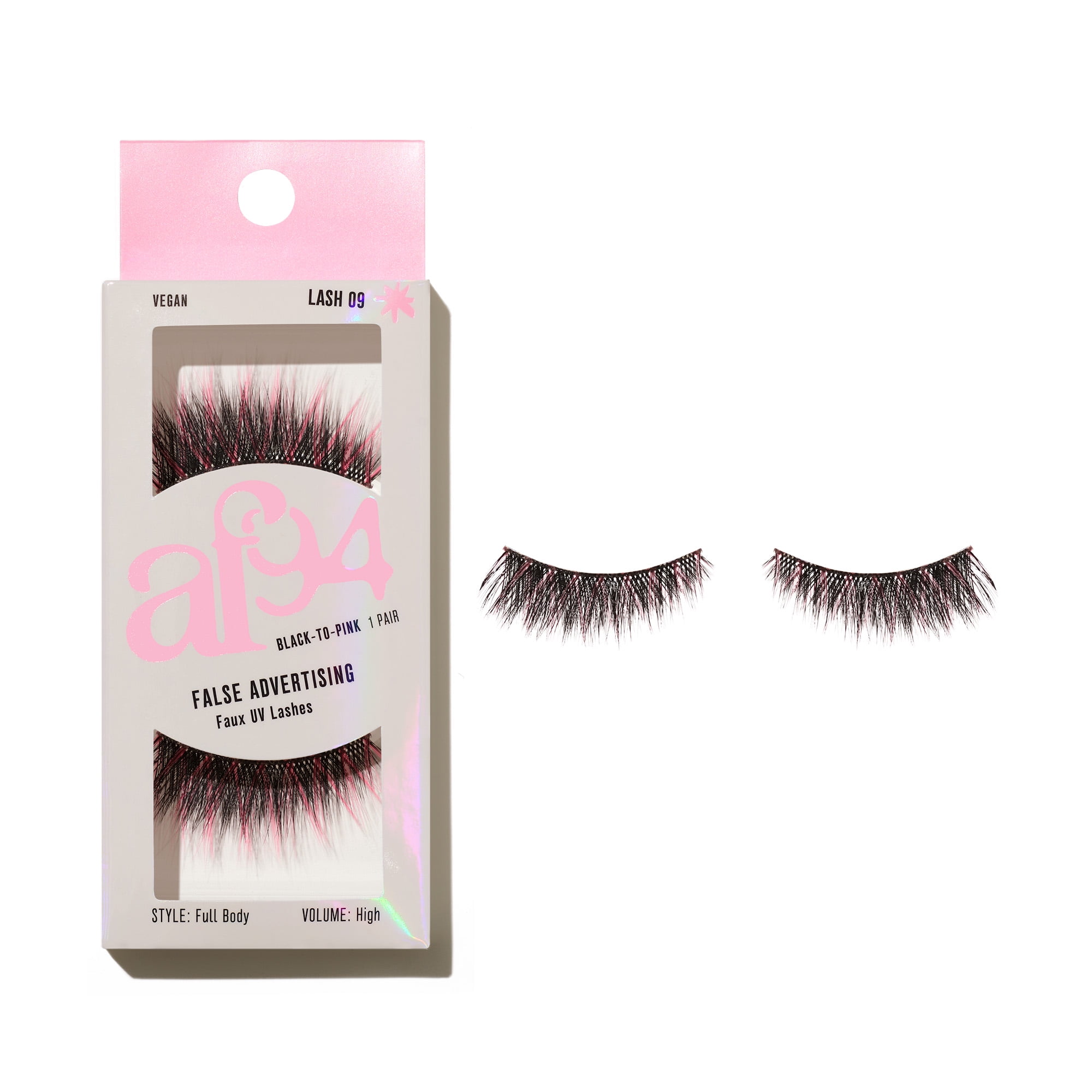 False Advertising Pink UV Ombre Lash