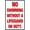 Warning Sign 4, variant on No Soliciting Don't Knock Aluminum Sign 8"x12" - Private Property, House Door Yard Home Garden Kitchen Porch